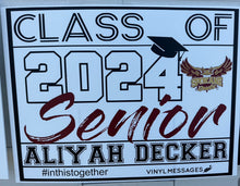 Load image into Gallery viewer, 2025 Senior Graduation Lawn Sign