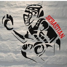 Load image into Gallery viewer, Baseball Catcher with Personalized Name and Number