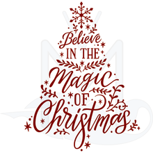 Load image into Gallery viewer, Believe in the magic of Christmas- Tree Decal