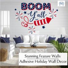 Load image into Gallery viewer, Boom Y'all!  Fourth of July Party Decor
