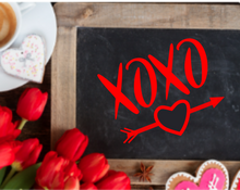 Load image into Gallery viewer, Valentine's FREE GIFT- XOXO Valentine's Heart with Arrow