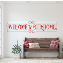 Load image into Gallery viewer, Welcome to our Home entrance way decal