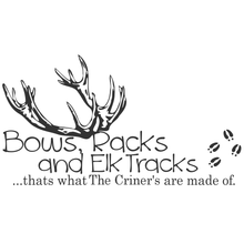 Load image into Gallery viewer, Bows Racks and elk tracks