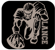 Load image into Gallery viewer, Football Player with Personalized Name