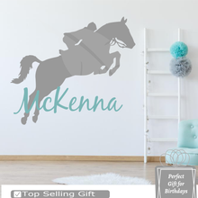 Load image into Gallery viewer, Personalized name with horse