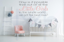 Load image into Gallery viewer, Nursery room decor for a girl