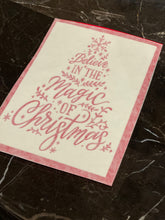 Load image into Gallery viewer, Believe in the magic of Christmas- Tree Decal