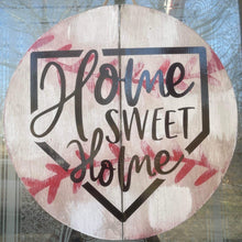 Load image into Gallery viewer, Baseball Home Sweet Home With Family Name