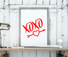 Load image into Gallery viewer, Valentine's FREE GIFT- XOXO Valentine's Heart with Arrow