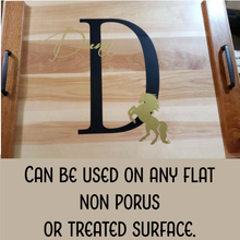 Load image into Gallery viewer, Western Themed  Inital with Name and Horse