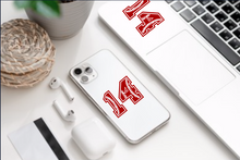 Load image into Gallery viewer, Number with Baseball threads