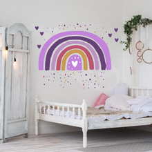 Load image into Gallery viewer, Boho Rainbow with Hearts, Stars & Dots
