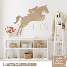 Load image into Gallery viewer, Family name with horse