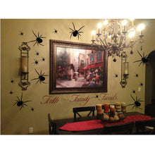 Load image into Gallery viewer, Halloween Spider Decorations