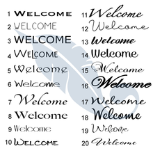 Load image into Gallery viewer, Welcome decal