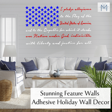 Load image into Gallery viewer, Pledge of Allegiance Flag | Memorial Day | Fourth of July Decor
