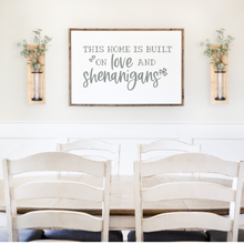 Load image into Gallery viewer, This Home is Built on Love and Shenanigans: St. Patrick's Day Festive Decal Decor