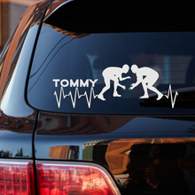 Load image into Gallery viewer, Heartbeat Wrestlers with Name Personalization