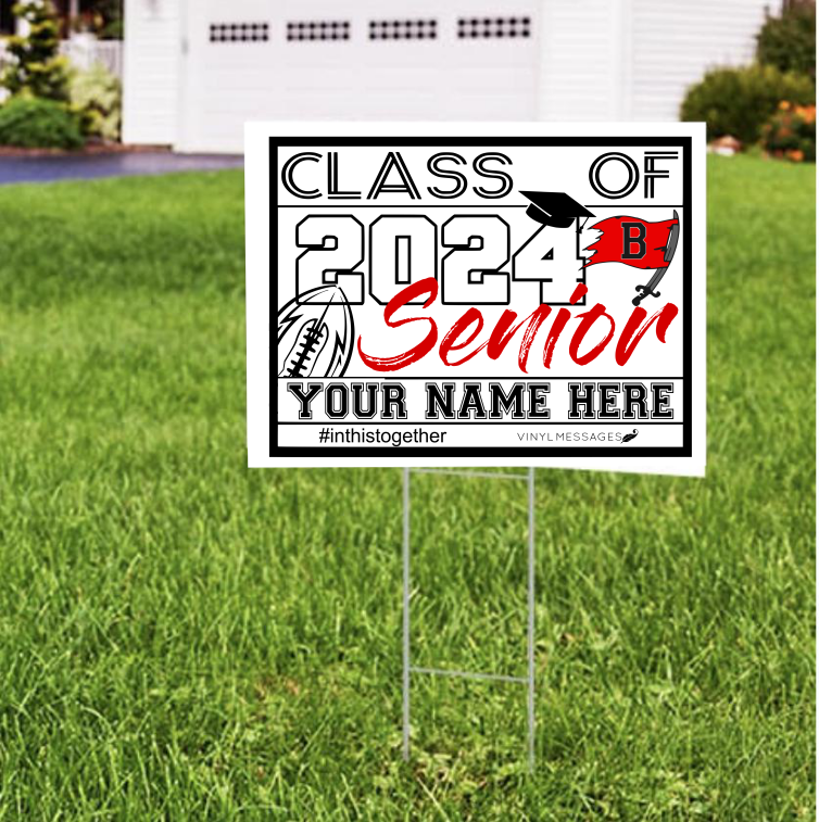 2024 Senior Graduation Lawn Sign