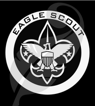 Load image into Gallery viewer, BSA EAGLE SCOUT Circular Emblem Decal
