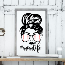Load image into Gallery viewer, Baseball #MOMLIFE Decal
