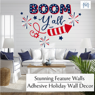 Boom Y'all!  Fourth of July Party Decor