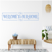 Load image into Gallery viewer, Welcome to our Home entrance way decal
