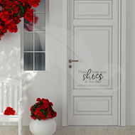 Please leave your shoes at the door