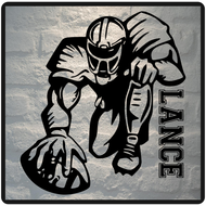 Football Player with Personalized Name