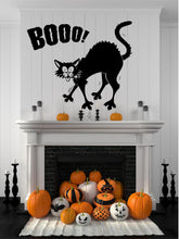 Load image into Gallery viewer, Scared Cat Halloween Decor
