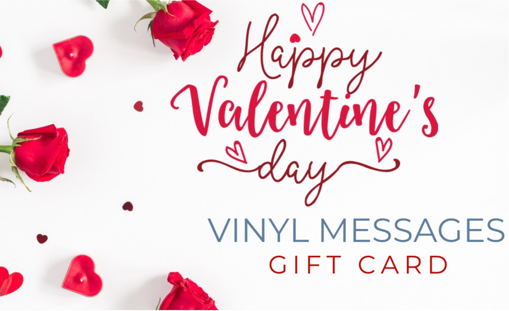 Vinyl Messages Gift Cards