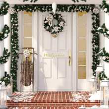 Load image into Gallery viewer, Christmas door welcome sign
